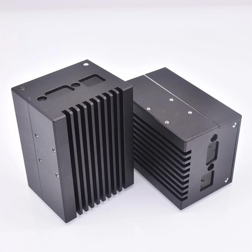 CNC machining black anodizing aluminum housing
