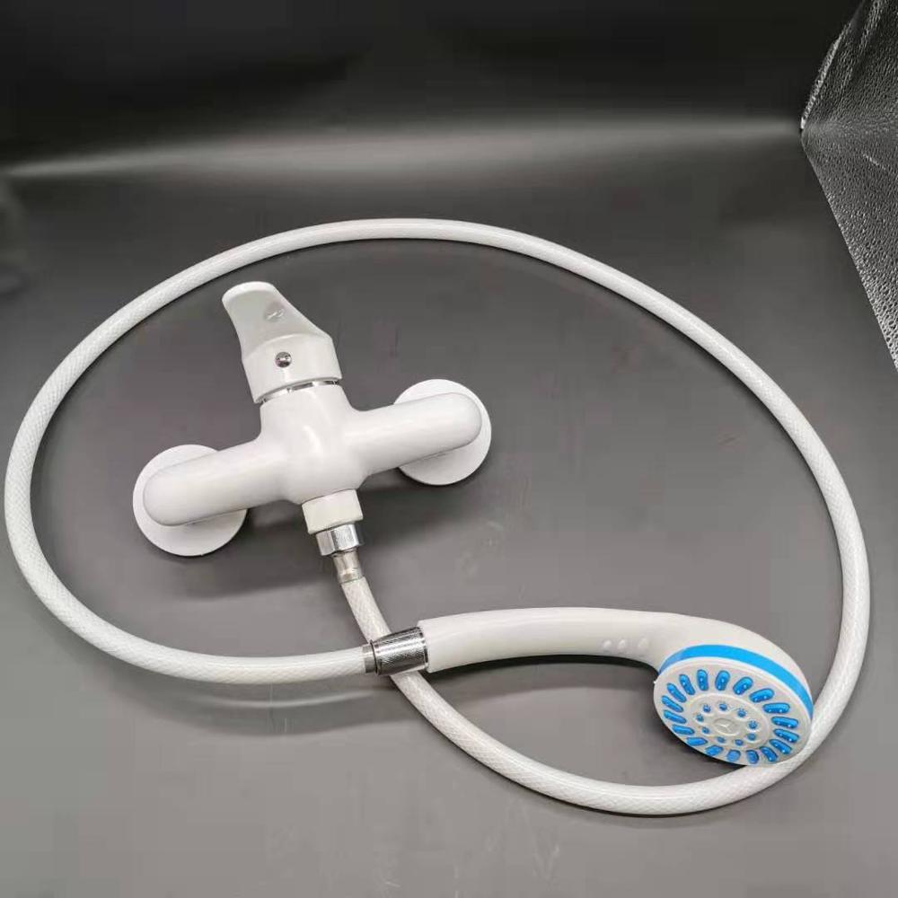 ABS strong white bathroom shower robinet faucet mixer